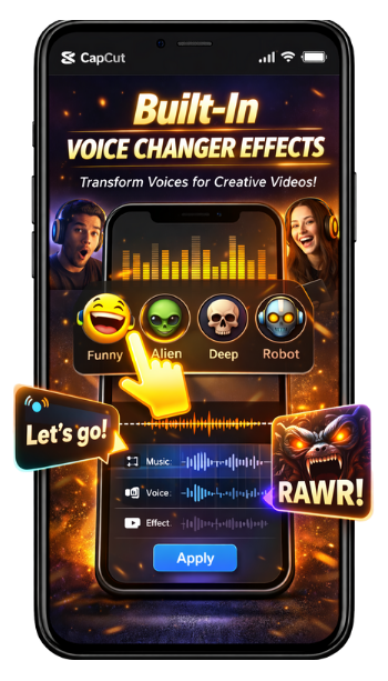 Built-In Voice Changer Effects