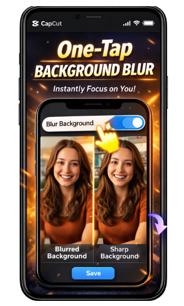 One-Tap Background Blur
